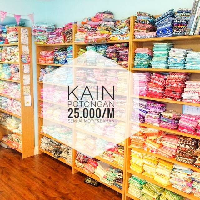 Kain potongan / kain meteran / kain ecer / kain grosir / kain gamis / kain