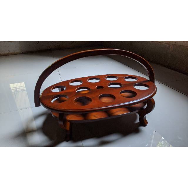 Tempat Aqua Gelas Model Unik Full Kayu Jati