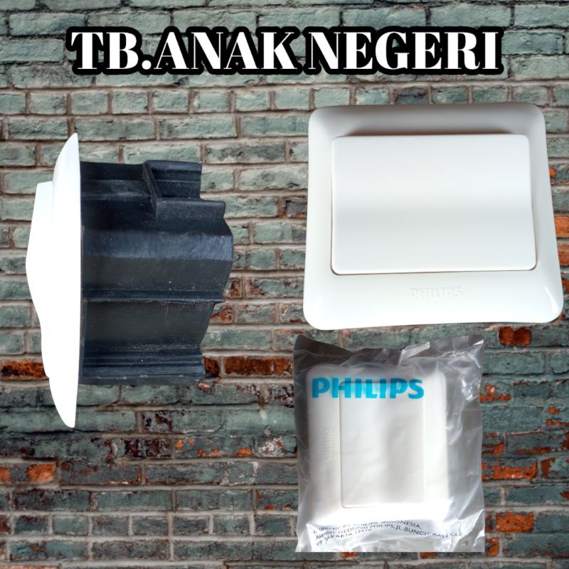 Inbow dus Mangkok saklar emboss bisa Broco saklar panasonic Philips