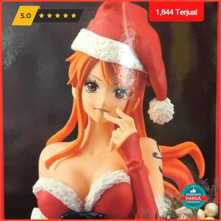 Action Figure Glitter And Glamourous Christmas Style Nami Red Limited