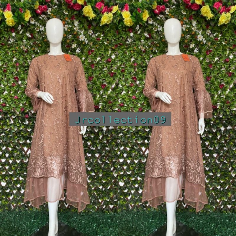 Dress kondangan / dress lamaran / dress wisuda / midi dress / dress modern /  DRESS FAVORIT