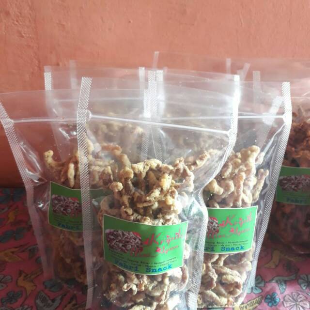 

Kripik usus ayam original 15.000/100 gr