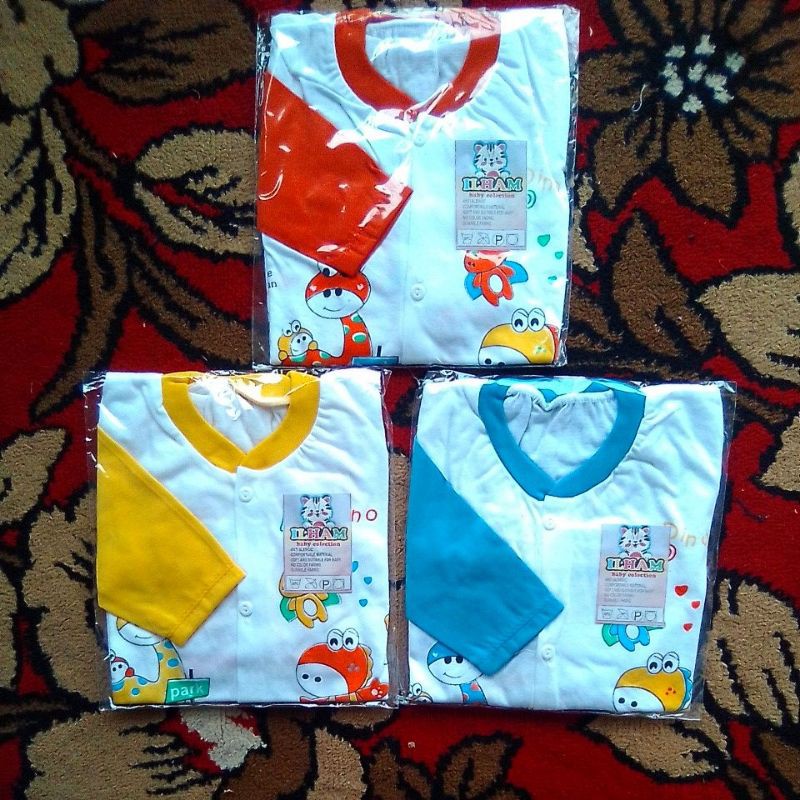 baju bayi stelan lengan panjang