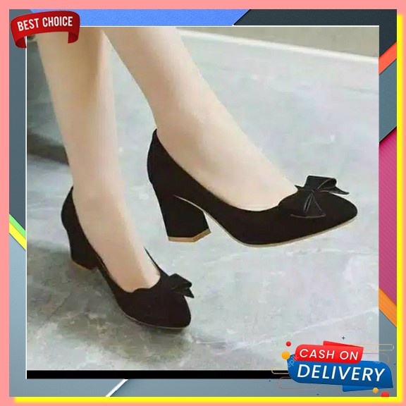 Ori-349|⭐ Hils Wanita Hills Hells Haihils Haihil Sepatu Hak Pesta Ou39 Hak Kaca Tahu Premium Su91 - 
