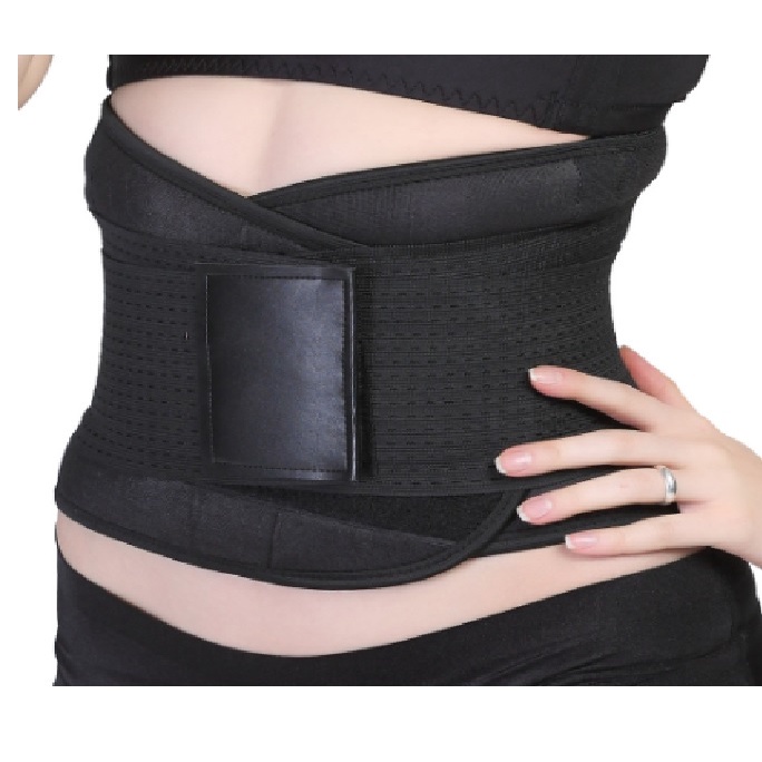 Waist Trainer Belt / Waist Support Belt Olahraga / Gym Pria / Pelangssing Pinggang Wanita BDS17