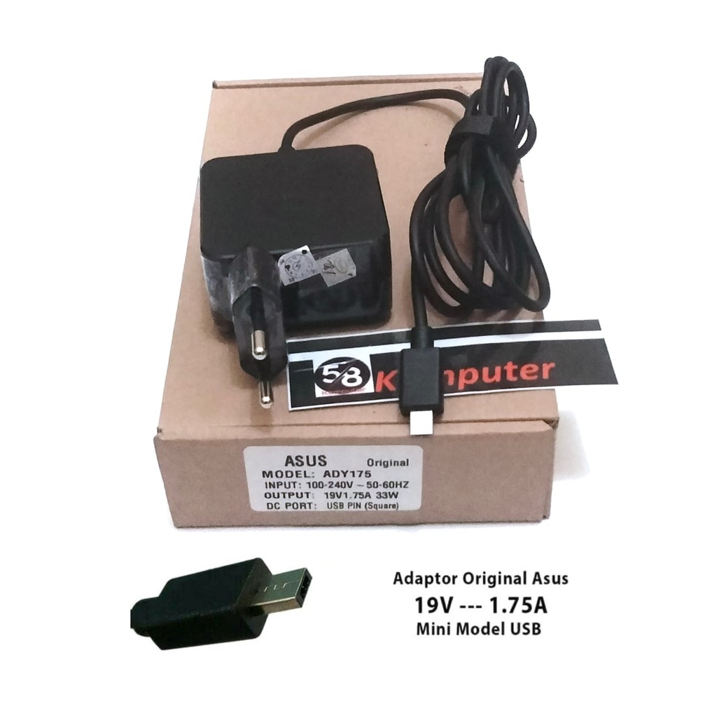 19V 1.75A 33W AC Adapter Charger Laptop Asus Eeebook X205 X205T X205TA E202 E202SA E205SA Notebook Cargador