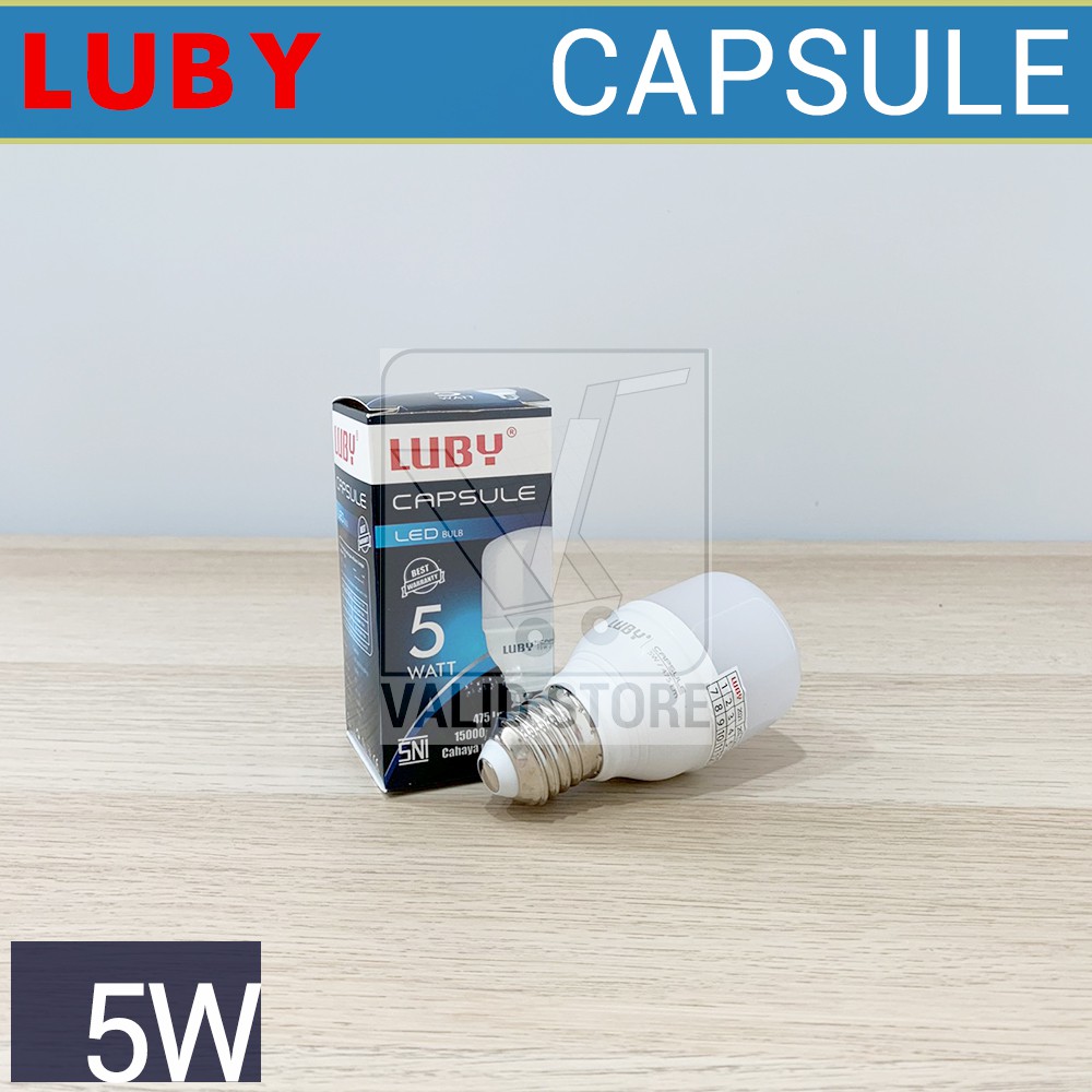 Luby Capsule Lampu Led 5W / 5 Watt