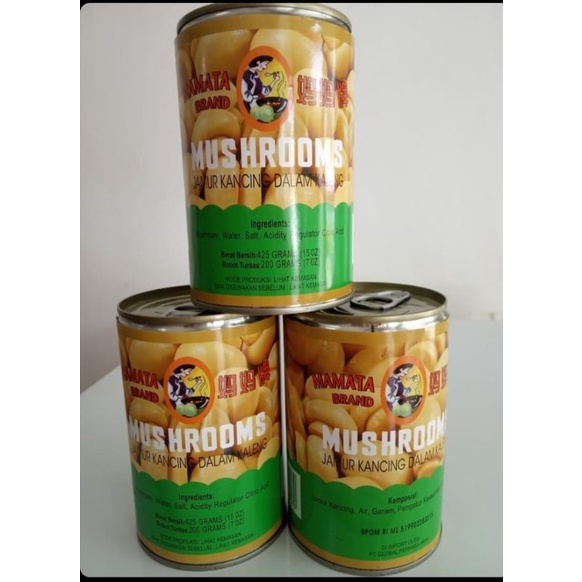 

Champignon Mushroom || jamur kancing kaleng mamata