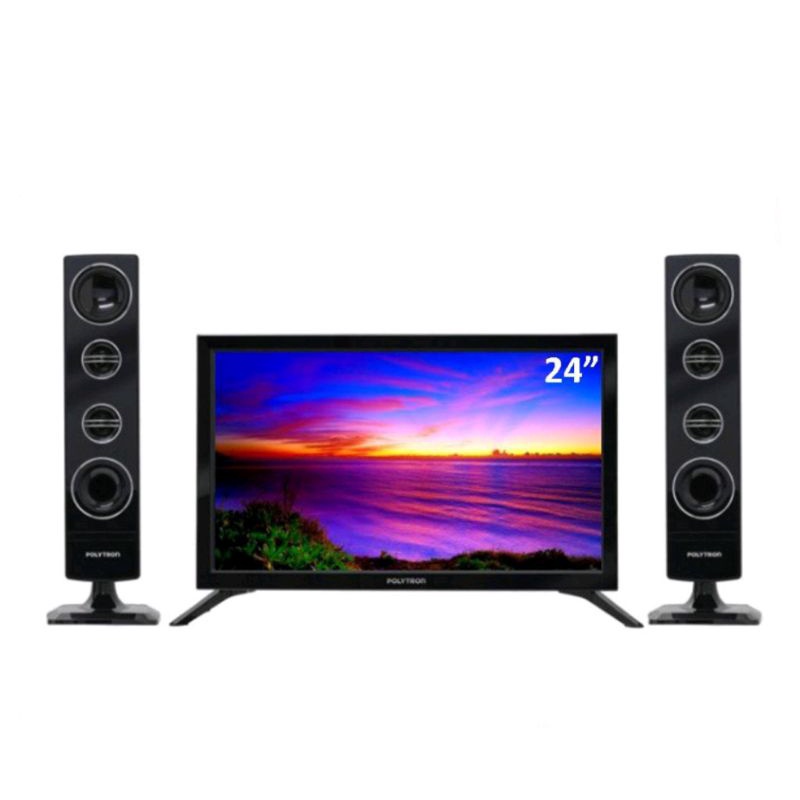 Led Tv Polytron 24 inch Speaker Tower 24 TV 1855 / Polytron 24 inch Digital Tv 24 V 1853 / Polytron 