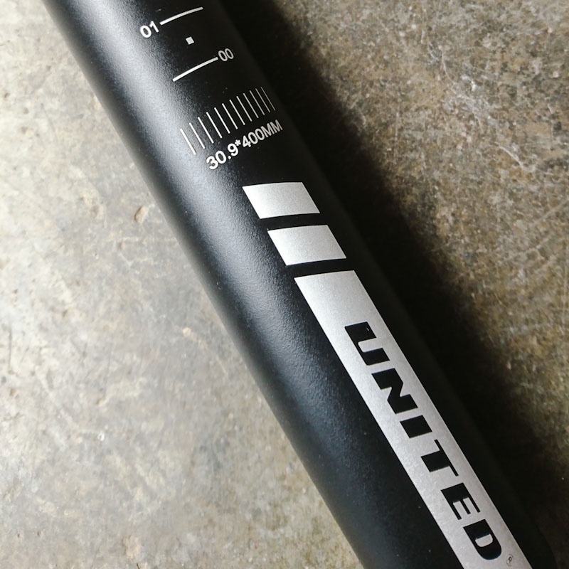 Seatpost United Tiang Sadel Sepeda MTB Ukuran 30.9 x 400 mm Alloy