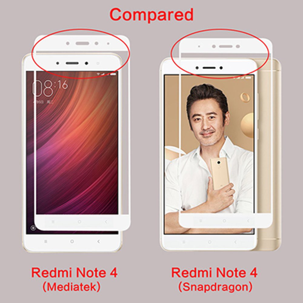 TERBARU Mocolo Redmi Note 4x Snapdragon - Redmi 4X Tempered Glass Full Screen  EXCLUSIVE