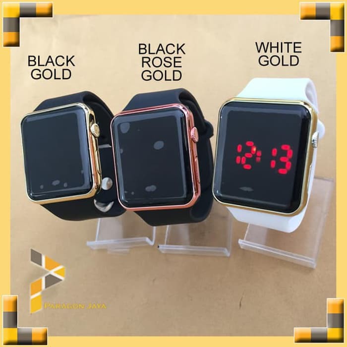 Ld1 Jam Tangan Led Digital Watch Mirip Apple Look