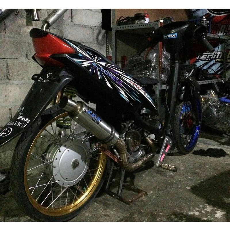 KNALPOT DOS MUFFLER YAMAHA MIO SPORTY / SMILE / SOUL / J