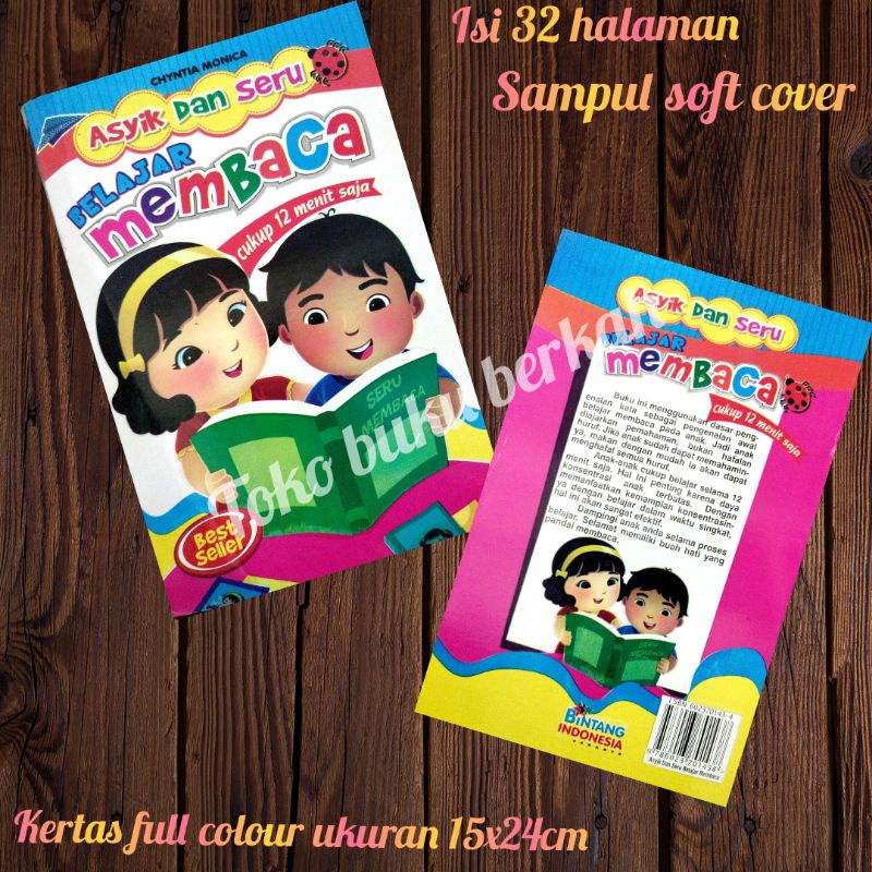 buku asyik dan seru belajar membaca 15x24cm