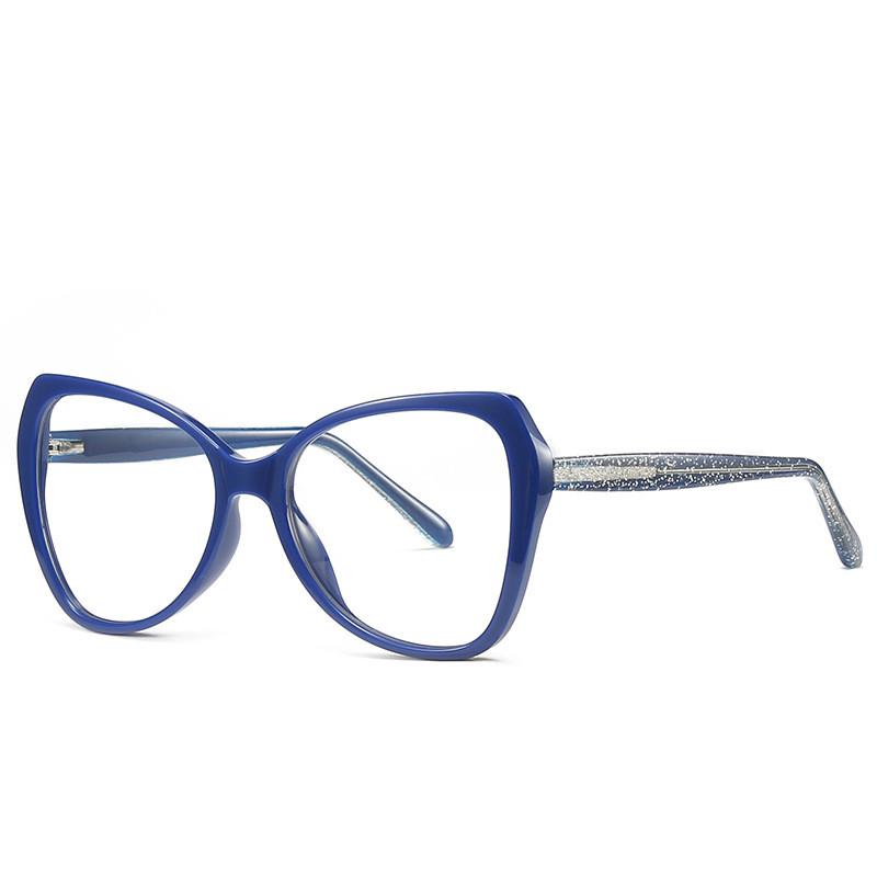 【YUZHU】COD New Fashion Oversized Frame Anti-blue Light TR90 Kacamata Bingkai CP Spring Pin Kacamata