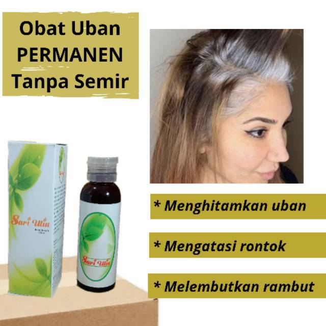 Obat Uban Sari Ulin Hasil PERMANEN Obat Uban Alami Tanpa Semir