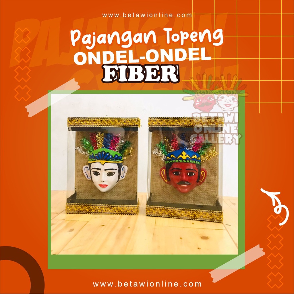 Pajangan Topeng Ondel - Ondel