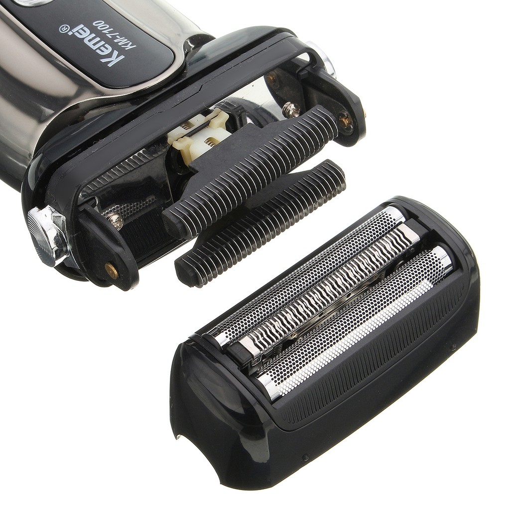 Alat Pencukur Rambut KEMEI KM-7100 IPX6 Waterproof Electric Shaver with 3D Floating Head Razor