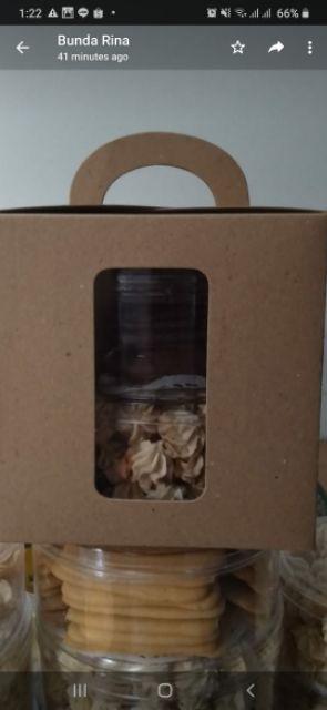 [promo] Box Kue Kering Toples 500gr   Packaging    Kemasan Cookies Lebaran Diskon