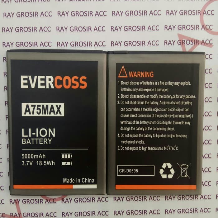 Baterai Original Double Power Evercoss A75 MAX A75MAX U50