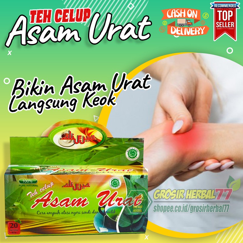 

Teh Celup Asam Urat / Obat Asam Urat / Rheumatik / Nyeri Sendi / Pegal Linu