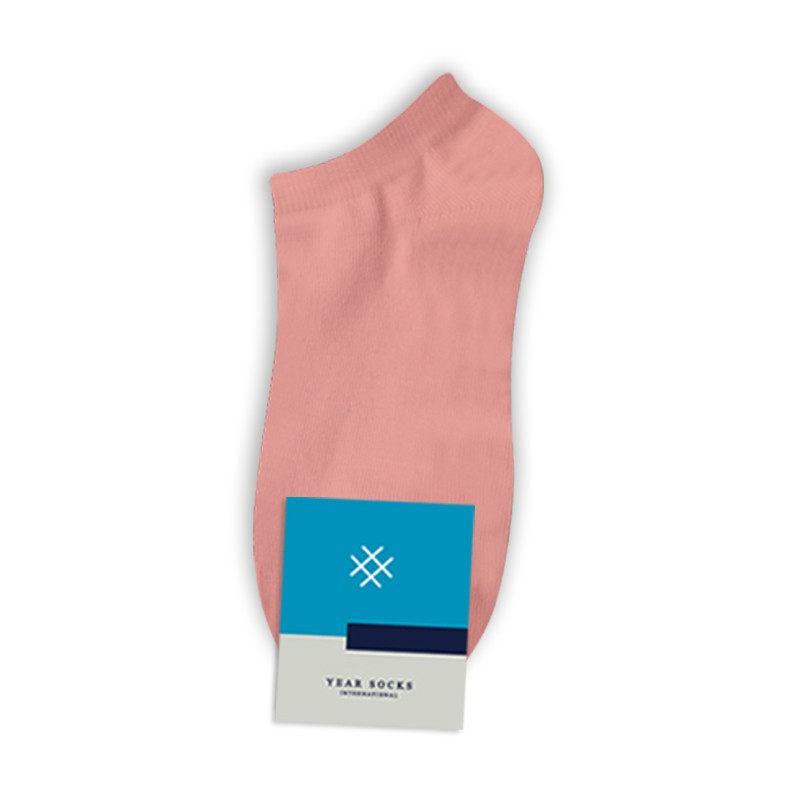 Kaos Kaki Pria, Pendek Semata Kaki, Tersedia 17 Warna Polos, Allsize Pria Dewasa Fit to 37 - 42-Peach