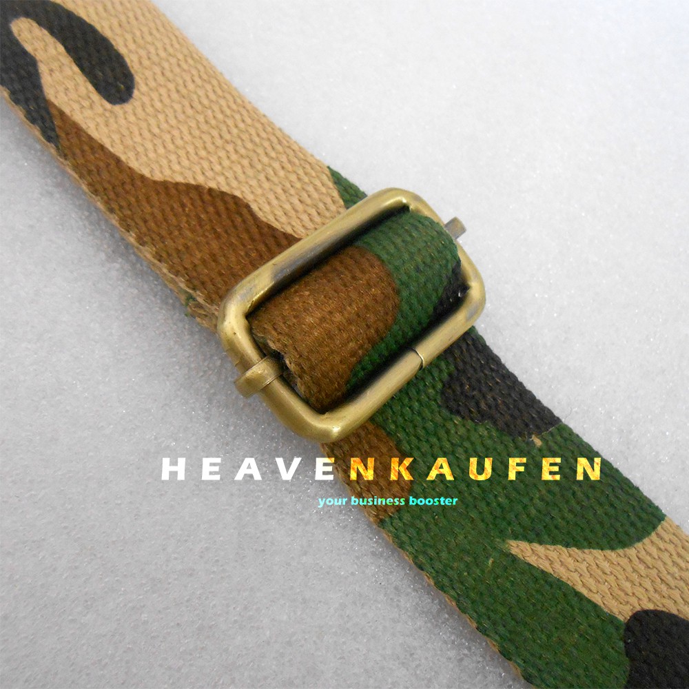 Strap Tas / Tali Selempang Tas Unisex Lebar 3,8 cm Katun Motif Army Tentara Kode B