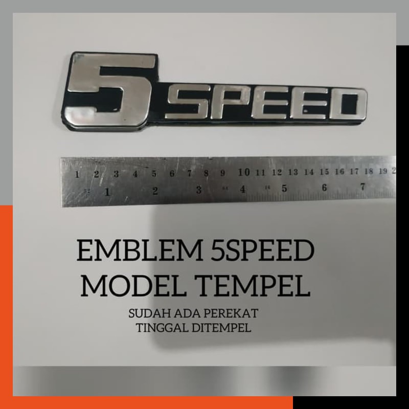 Promo Emblem 5speed untuk taft