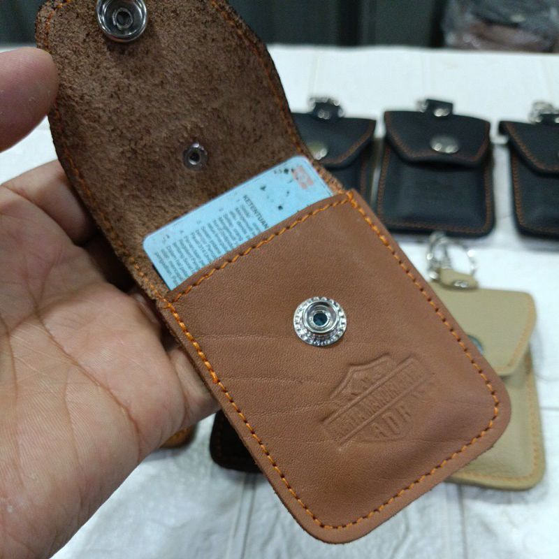 Dompet STNK Kulit Garut KMJ-096 || Gantungan Kunci Kulit Asli Murah