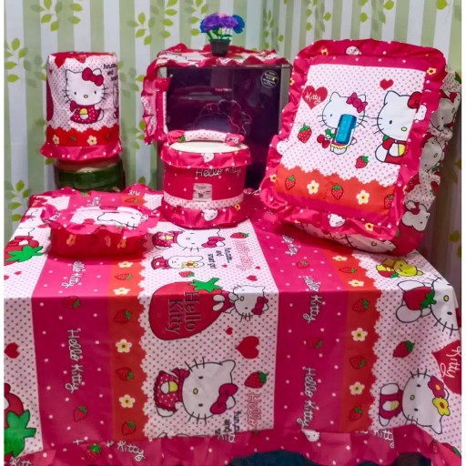 Khitcen Set Karakter Hello Kity Strowbery