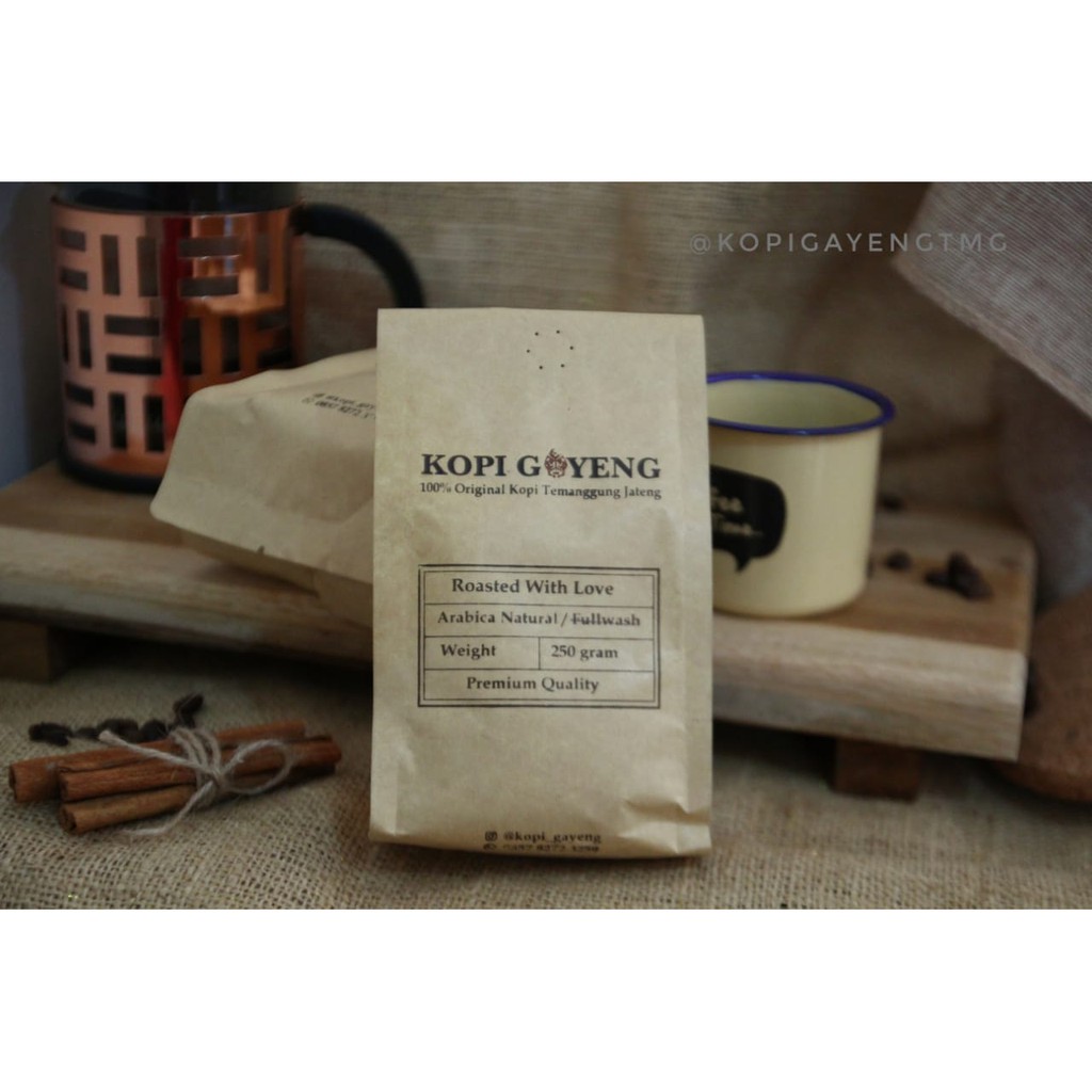 

Arabica Fullwash 250 gram
