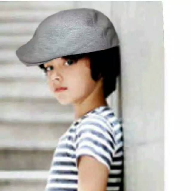 Topi flatcap anak topi kodok/pelukis