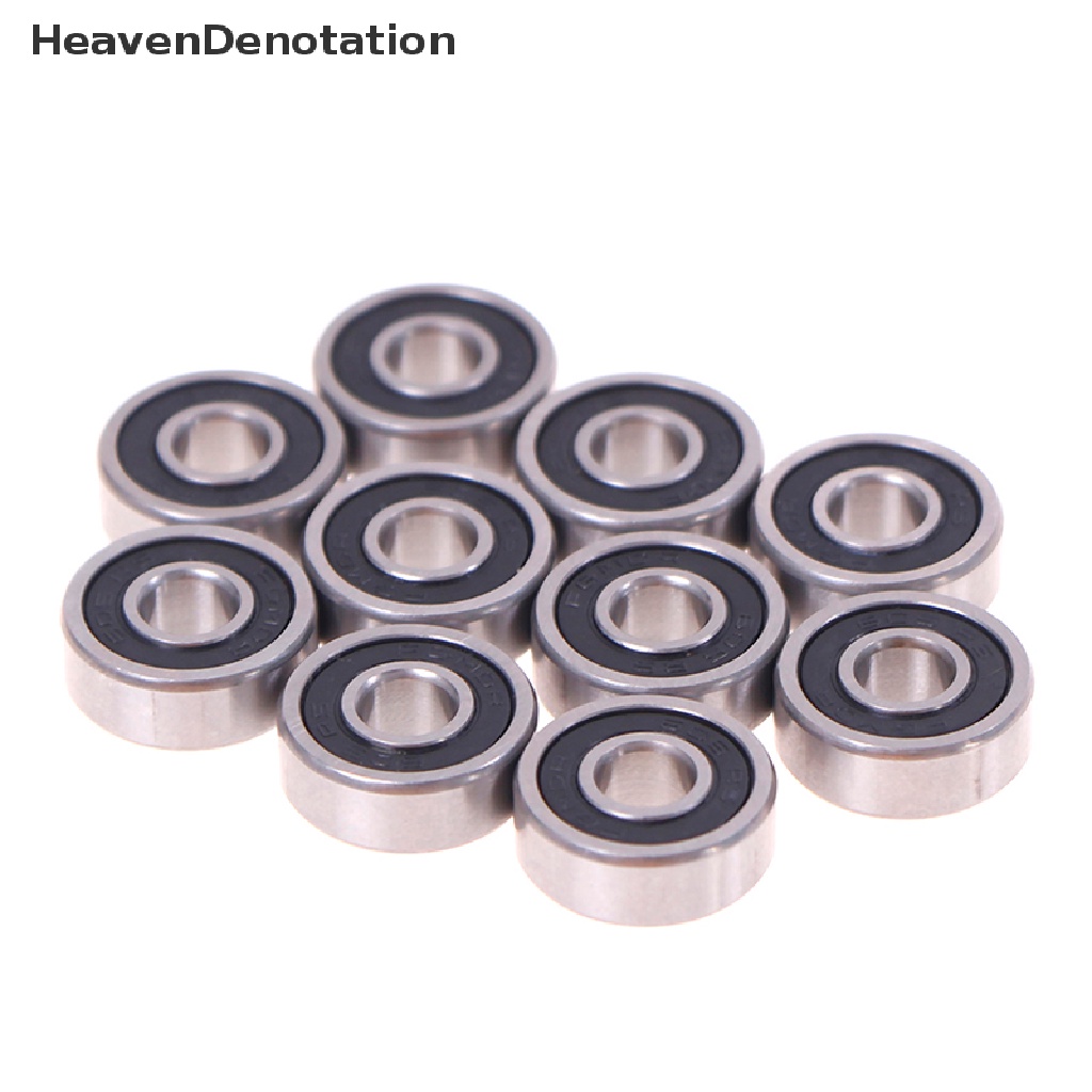 (Heavendenotation) 10pcs Bearing 605rs Ukuran 5x14 X 5mm Bahan Carbon Steel