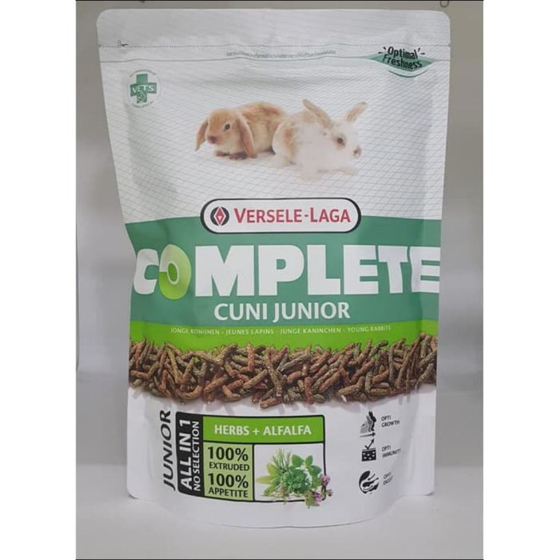 PELET MAKANAN KELINCI MUDA ANAKAN KELINCI ANGGORA CUNI JUNIOR 500GR VERSELE LAGA