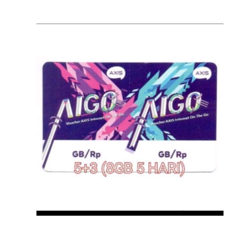 Vocher Axis 14GB 5 Hari