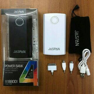 DISKON!! POWERBANK JASPAN 8800MAH ORIGINAL
