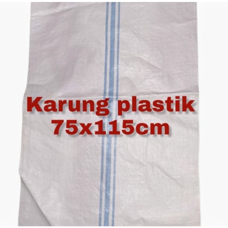 KARUNG PLASTIK BEKAS 75 X115 CM 100KG
