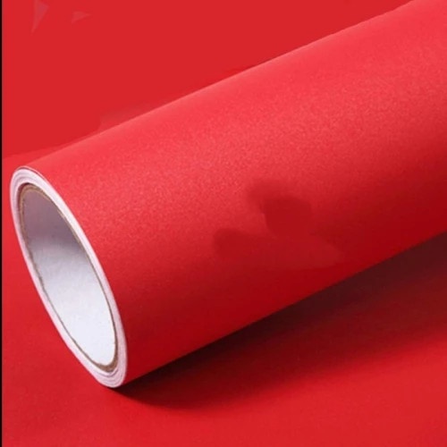 Wallpaper Stiker Dinding Solid Merah Polos 10M | Wallpaper Kamar Tidur | Wallpaper Dinding Kamar Tidur | Wallpaper Ruang Tamu | Wallpaper Murah | Wallpaper Elgant | Wallpaper Anti Air