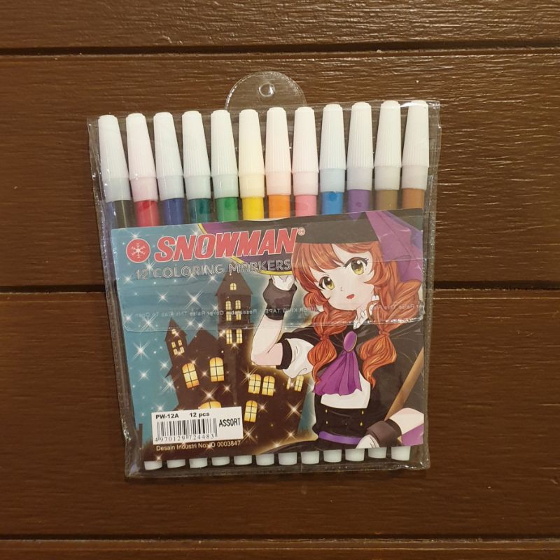 

Spidol snowman 12 warna