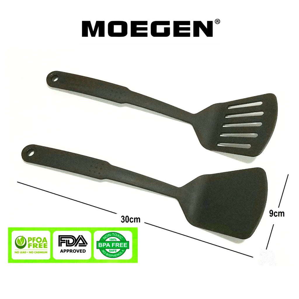 ORIGINAL MOEGEN Germany spatula/turner/sutil/sodet high quality nylon anti panas anti leleh food grade hawai series