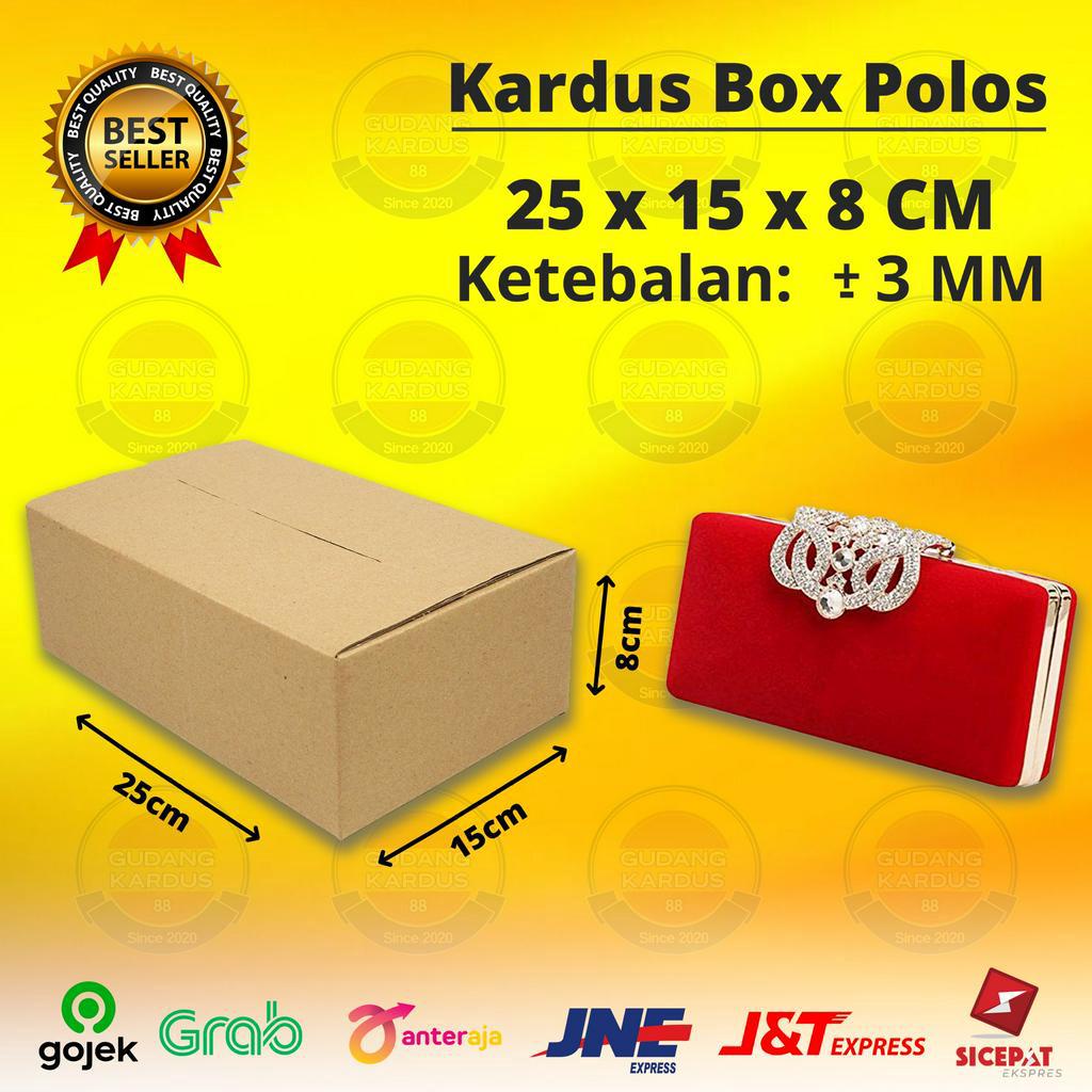 

Kardus Karton Box 25x15x8 CM Kotak Dus Packing Polos