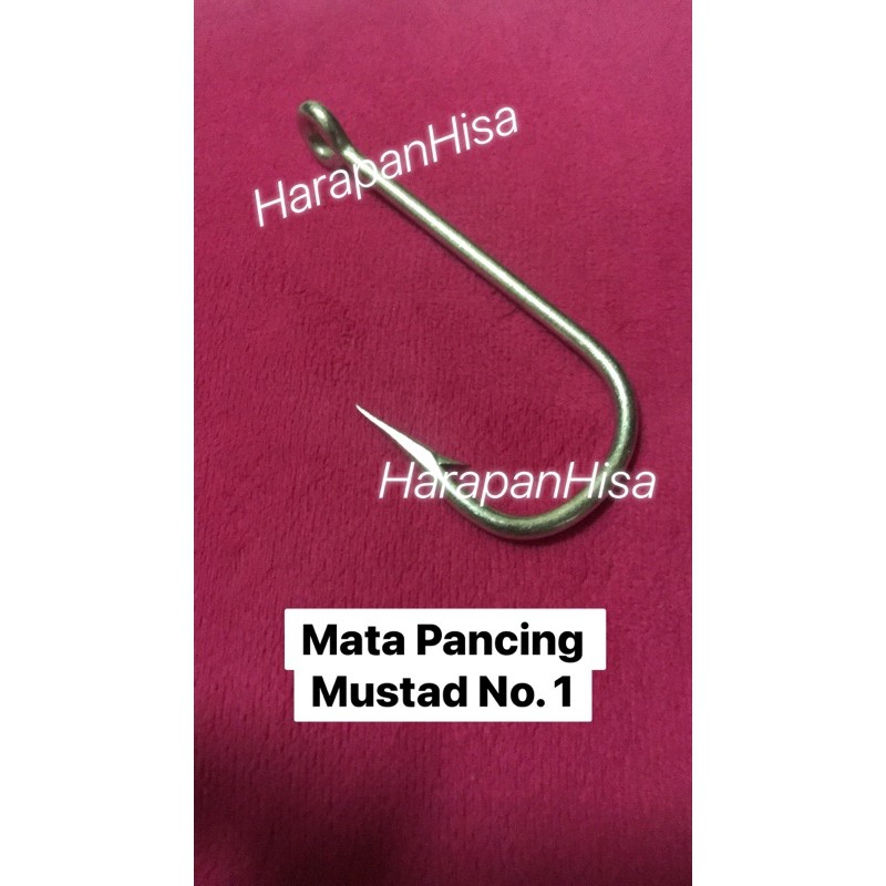 [HARGA PER PC] Mata Kail Pancing Mustad 2335 No. 1