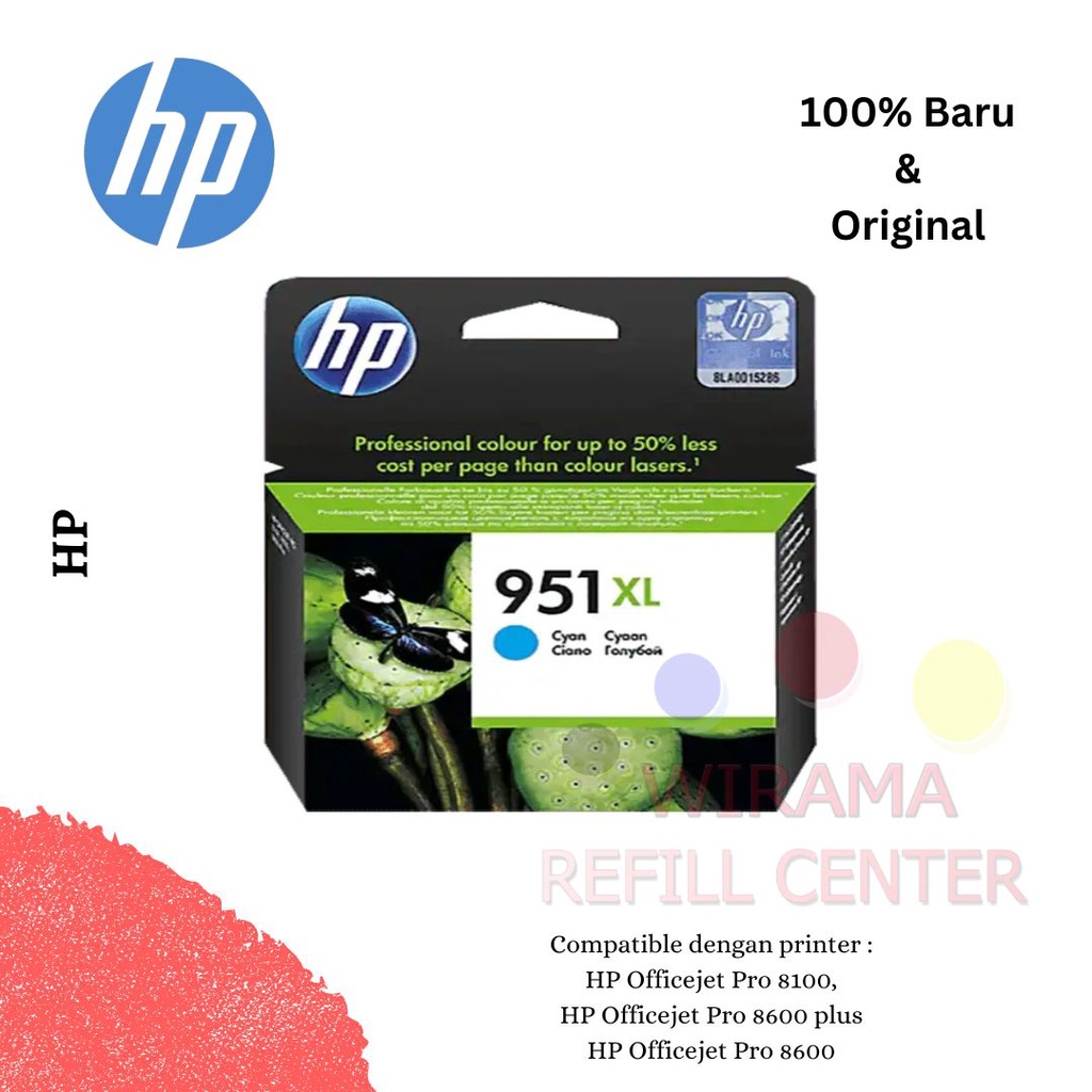 Tinta Cartridge Original HP 951 XL