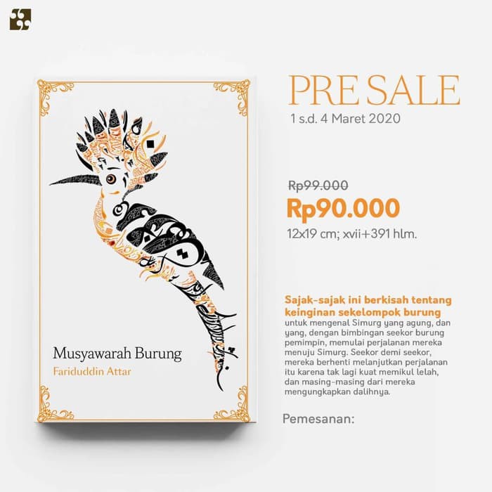 Buku Musyawarah Burung - Fariduddin Attar