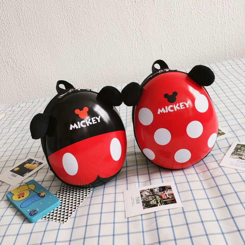 New-Tas Anak Sekolah / Fashion Paud / TK Hardcase Mickey Polkadot