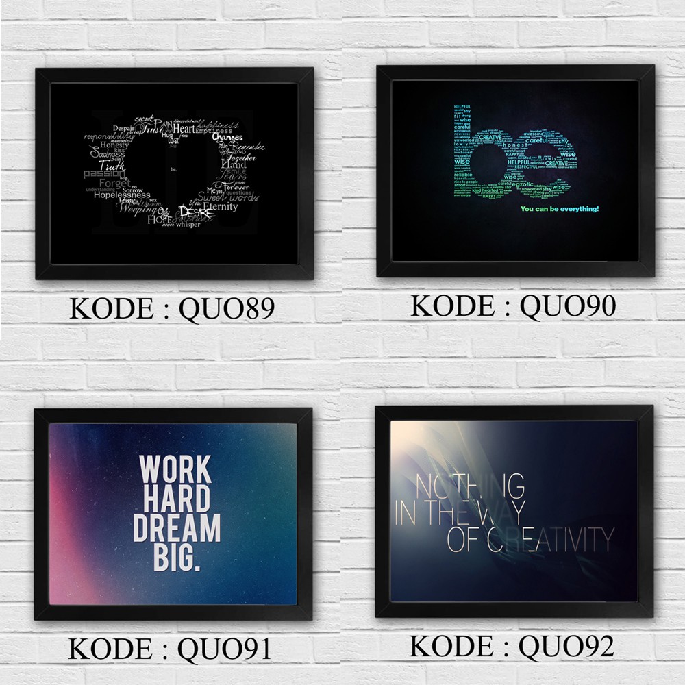 Hiasan Dinding Dekorasi Rumah Keluarga QUOTES Family 3 Pajangan