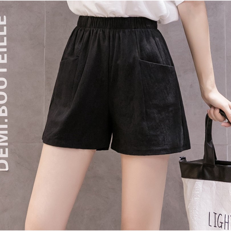 [UNI 006] HOT PANTS POLOS | CELANA PENDEK WANITA | CELANA HIGH WAIST | SHORT PANTS WANITA | CELANA SANTAI