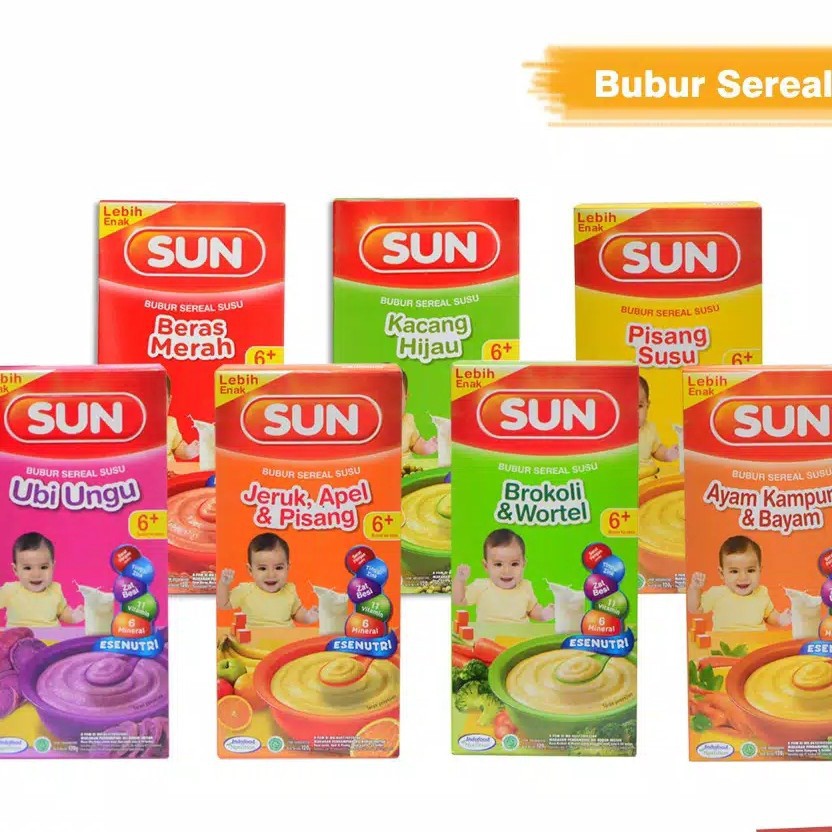 SUN Bubur bayi 6 bulan 120 Gr