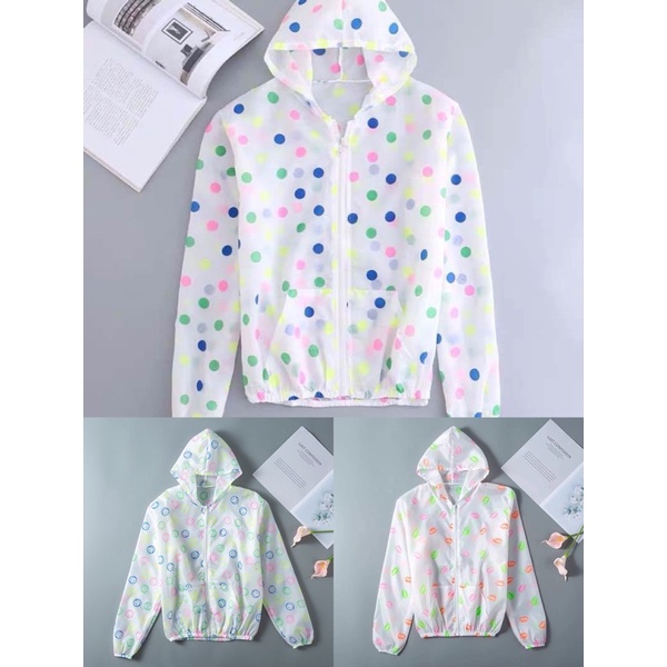Jaket Sepeda Wanita Korea Style Jacket Jogging Anti UV Import Cepat Kering Maystar Jaket1-8