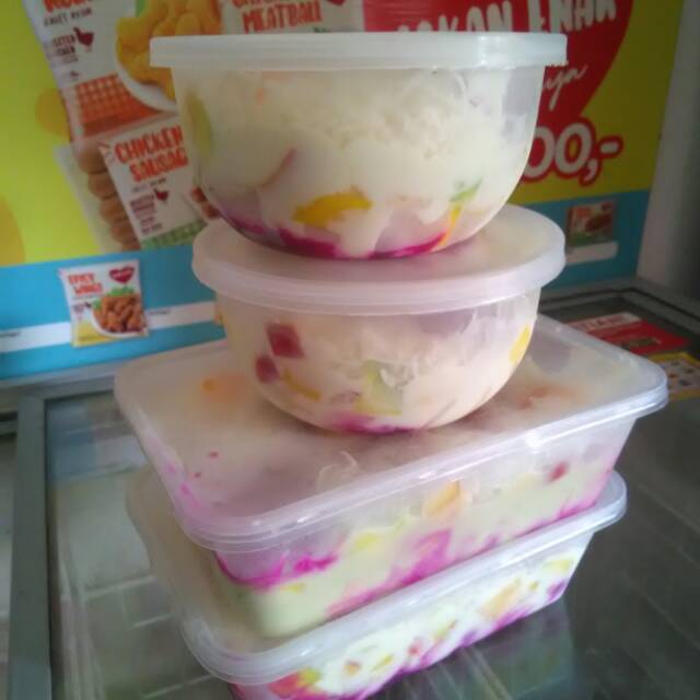 

Salad buah /salad sehat /salad 500ml / salad buah 5rasa mayo